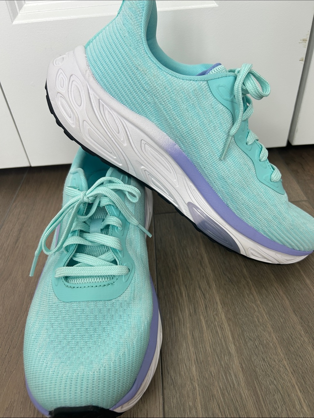 Avia Women's Light Mint and Lavender Running Sneakers Size 11 - Picture 3 of 7